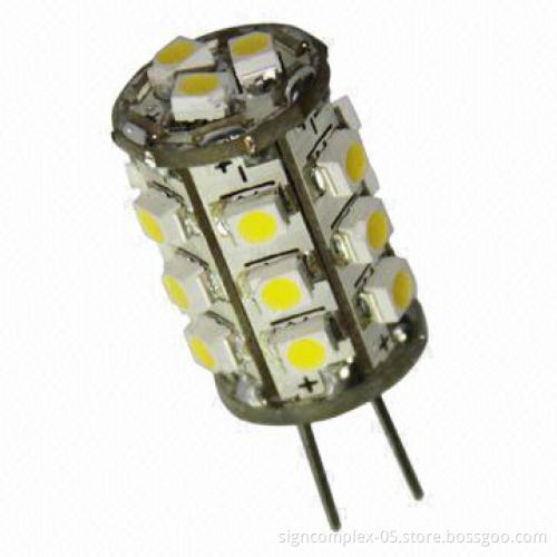 G4 LED Bulb with 21-piece High-output LED Chip and 1.6W Power Consumption